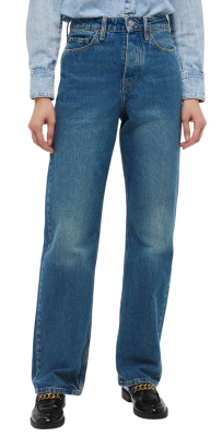 Джинсы прямого кроя женские / Синий / 44