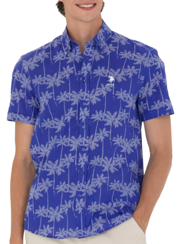 Фото Рубашка с принтом мужская