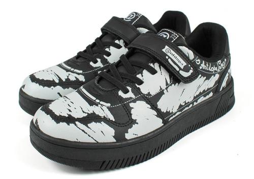 Фото Кроссовки с принтом для девочки