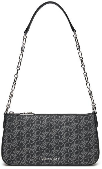 Сумка из эко-кожи с фирменным логотипом / Черный / S