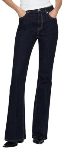 Фото Джинсы расклешенные женские