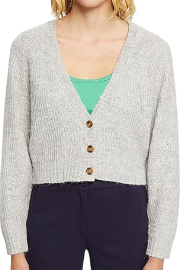 Кардиган укороченный женский / Серый / 48