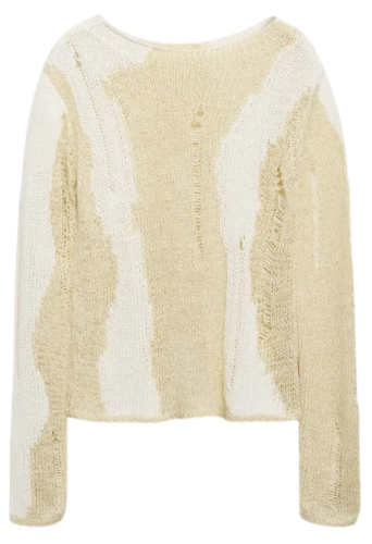 Фото Джемпер фактурной вязки женский