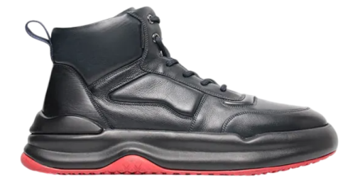 Фото Кроссовки кожаные мужские