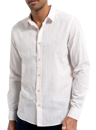 Фото Рубашка в полоску мужская