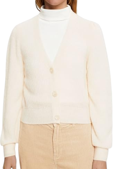 Кардиган прямого кроя женский / Бежевый / 48