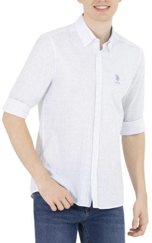 Фото Рубашка с длинным рукавом мужская