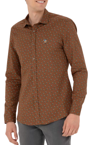 Фото Рубашка с логотипом мужская