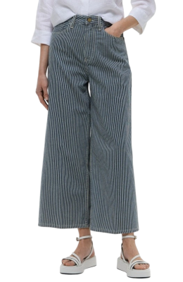 Джинсы WIDE LEG женские / Синий / 44