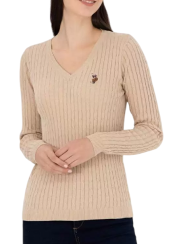 Фото Пуловер с логотипом женский