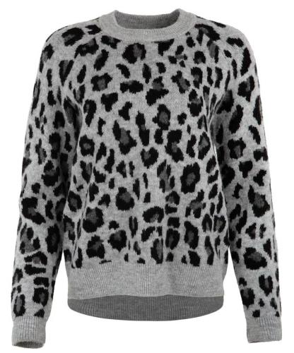 Фото Пуловер с принтом женский 