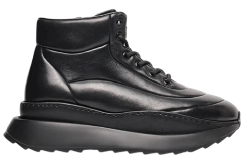 Фото Кроссовки кожаные мужские