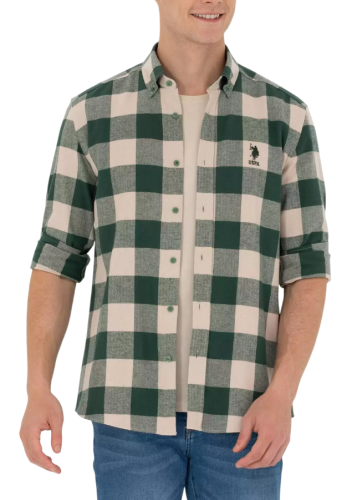 Фото Рубашка с принтом мужская