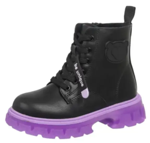 Фото Ботинки из экокожи для девочки