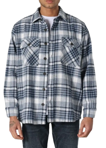 Фото Рубашка с длинным рукавом мужская