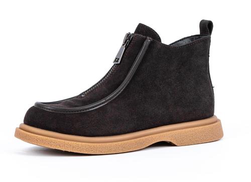 Фото Ботинки кожаные женские