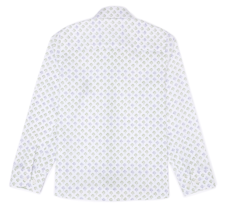 Рубашка с длинным рукавом для мальчика / Белый / 110