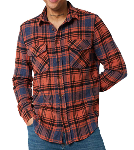 Фото Рубашка в клетку мужская