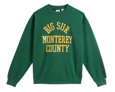 Свитшот хлопковый мужской / Зеленый / 42