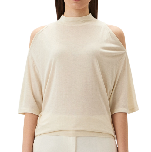 Фото Футболка с вырезами женская