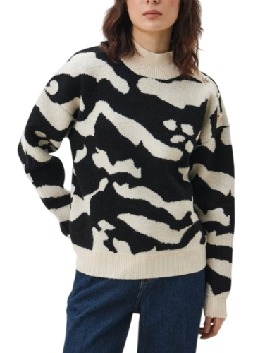 Фото Свитер с принтом женский