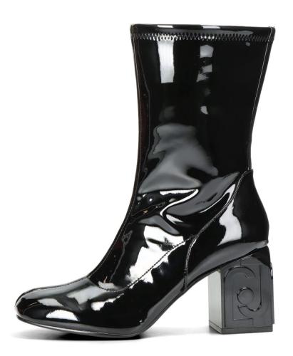 Фото Ботинки лакированные женские