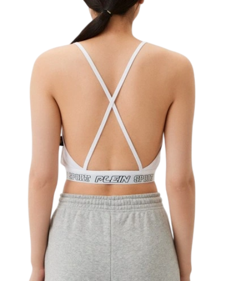 Топ спортивный с принтом женский / Белый / 46