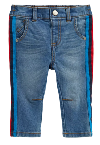 Фото Джинсы с лампасами детские