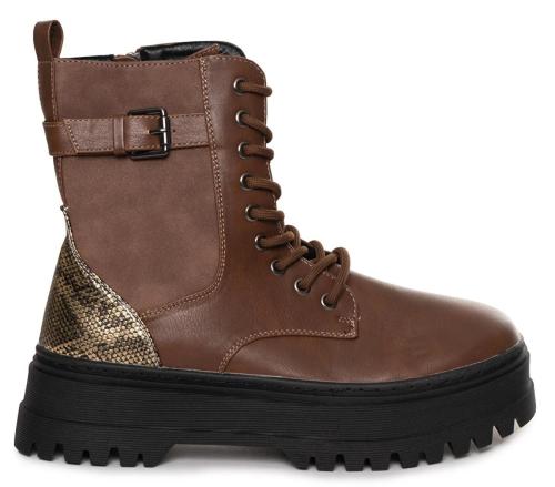 Фото Ботинки кожаные женские