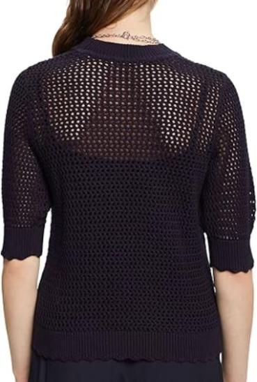 Джемпер хлопковый женский / Черный / 46