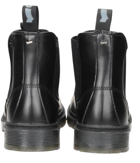 Ботинки из экокожи мужские / Черный / 43