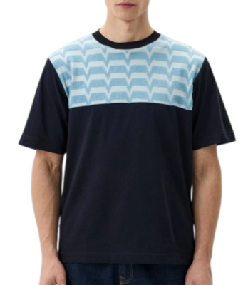 Футболка фактурная мужская / Синий / 46