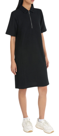 Платье хлопковое женское / Черный / 44