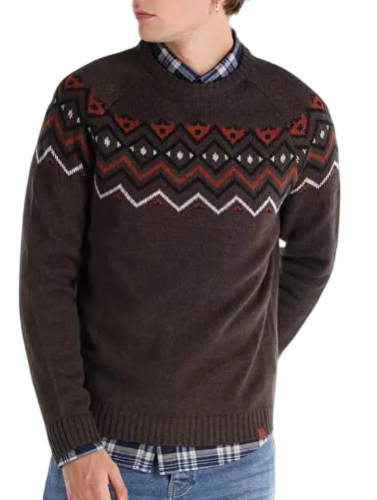 Фото Джемпер с принтом мужской