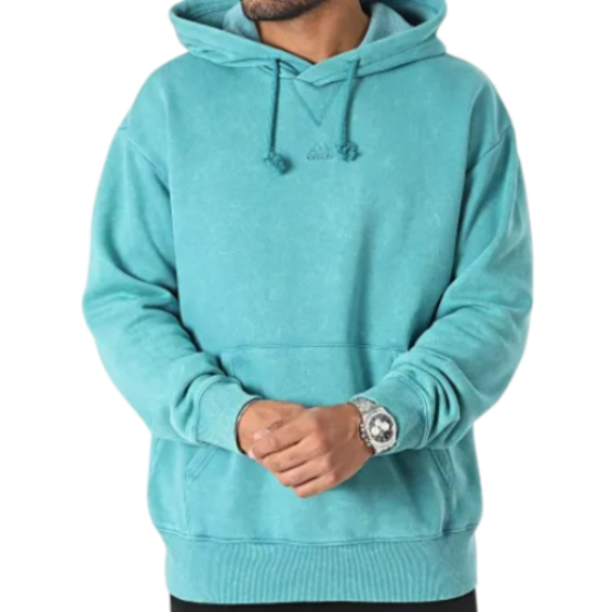 Худи с логотипом мужское / Бирюзовый / 44