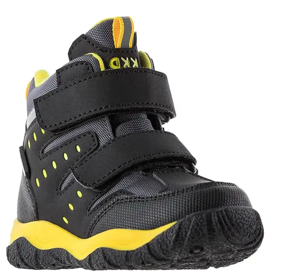 Ботинки на липучах для мальчика / Черный / 25