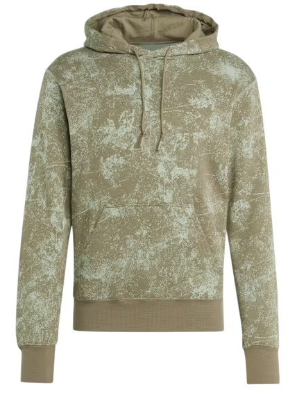 Худи с принтом мужское / Хаки / 44