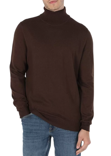 Фото Водолазка однотонная мужская