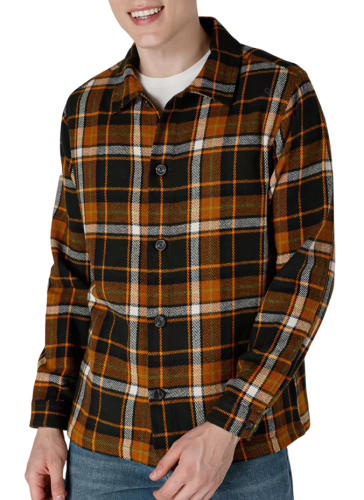 Фото Рубашка в клетку мужская