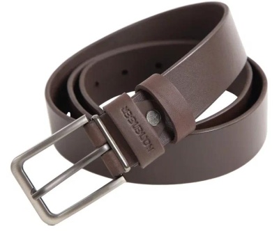 Ремень из кожи мужской / Коричневый / XL