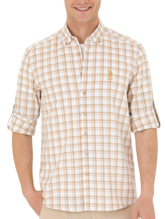 Фото Рубашка с длинным рукавом мужская