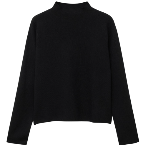 Фото Джемпер с воротником-стойкой женский