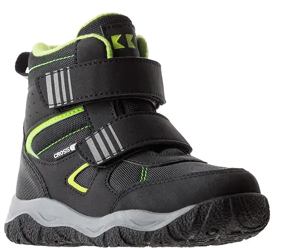 Ботинки на липучках для мальчика / Черный / 25