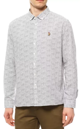 Фото Рубашка с принтом мужская