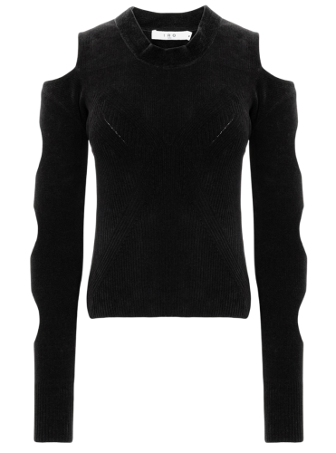 Фото Лонгслив с вырезами женский