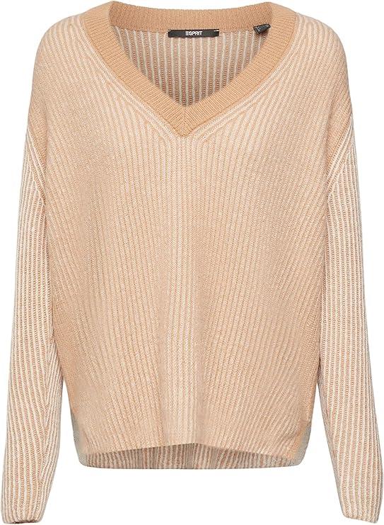 Textured knitted women's sweater