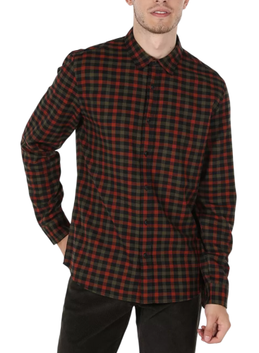 Фото Рубашка с длинным рукавом мужская