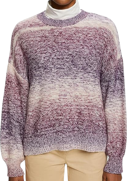 Джемпер свободного кроя женский / Сиреневый / 48