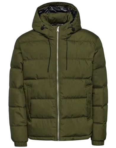 Фото Пуховик с капюшоном мужской