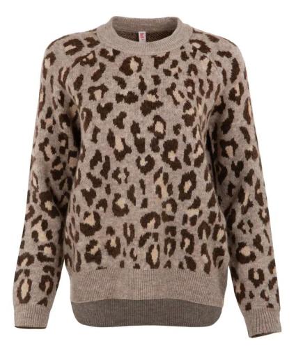 Фото Пуловер с принтом женский 